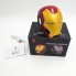 Портативна бездротова блютуз колонка Залізна людина Iron Man акустика на 5 ВТ зарядка від USB з підсвіткою очей TF вологостійка (48182)