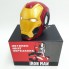 Портативна бездротова блютуз колонка Залізна людина Iron Man акустика на 5 ВТ зарядка від USB з підсвіткою очей TF вологостійка (48182)