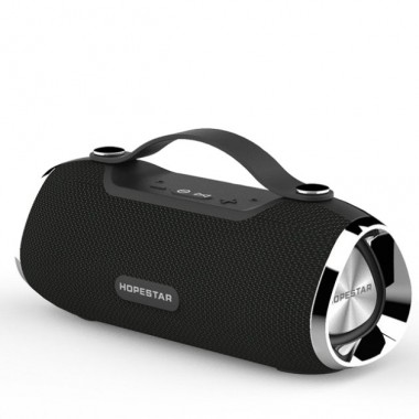 Портативная блютуз колонка Speaker Hopestar H40 WS Pro Черная 10 ВТ беспроводная музыкальная акустика с влагозащитой Bluetooth 4.2 радио (46999 I)