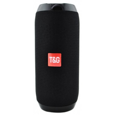 Портативная блютуз колонка T&G TG-117 SPEAKER Черная 10 ВТ беспроводная с флешкой радио и слотом для карты Bluetooth 4.2 USB влагостойкая (475 D)