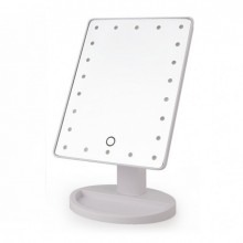 Зеркало настольное для макияжа с подсветкой Magic 988 White косметическое LED 22 диода 10-х увеличение вращение на 360° (35642/1 SH) Зеркало настольное для макияжа с подсветкой Magic 988 White косметическое LED 22 диода 10-х увеличение вращение на 360° (35642/1 SH)