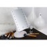 Зеркало настольное для макияжа с подсветкой Magic 988 White косметическое LED 22 диода 10-х увеличение вращение на 360° (35642/1 SH)