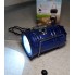 Фонарь светодиодный аккумуляторный для кемпинга 2 в 1 Magic Camplight JY-5700T Mini Original ручной на солнечной батарее + power bank для телефона (JY-5700T-blue)