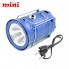 Фонарь светодиодный аккумуляторный для кемпинга 2 в 1 Magic Camplight JY-5700T Mini Original ручной на солнечной батарее + power bank для телефона (JY-5700T-blue)