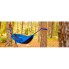 Гамак для дачи подвесной туристический Travel Hammock Black/Blue нейлоновый 2 х 1 м нагрузка до 100 кг + чехол (47554 I)