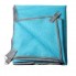 Підстилка анти-пісок Sand Free Mat Blue килимок туристичний для пляжу та пікніка 200 x 200 см з металевими кільцями для кріплення (46639)