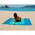 Підстилка анти-пісок Sand Free Mat Blue килимок туристичний для пляжу та пікніка 200 x 200 см з металевими кільцями для кріплення (46639)