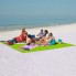 Подстилка анти-песок Sand Free Mat Green коврик туристический для пляжа и пикника 200 x 200 см с металлическими кольцами для крепления (46640)
