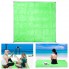 Подстилка анти-песок Sand Free Mat Green коврик туристический для пляжа и пикника 200 x 200 см с металлическими кольцами для крепления (46640)