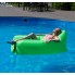 Надувной диван и кресло 2 в 1 ламзак AirPuff Green шезлонг и лежак для отдыха и плавания 240 х 75 см двухслойный + сумка (46625-23 DI)