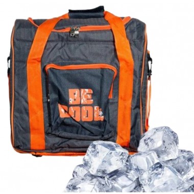Сумка холодильник BE COOL Orange переносная термосумка для еды и напитков с ручками + ремень через плечо (47532 I)
