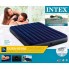 Надувной матрас для сна и плавания Intex 64759 велюровый двуспальный 203 x 152 x 25 см максимальная нагрузка 215 кг Синий (46559)