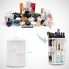 Органайзер для хранения косметики украшений и бижутерии Cosmetic Storage Box 3D Rotating 360° поворотный акриловый контейнер на 3 яруса раскладной Белый (48679)