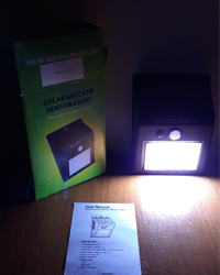 Светодиодный светильник Smart Light на солнечных батареях