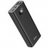 Внешний аккумулятор для телефона Power Bank Hoco J46 Premium портативное зарядное устройство на 10000 мАч с 2 USB и портом Lightning  + LCD дисплей уровня заряда (47519 I)