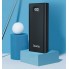 Внешний аккумулятор для телефона Power Bank Hoco J46 Premium портативное зарядное устройство на 10000 мАч с 2 USB и портом Lightning  + LCD дисплей уровня заряда (47519 I)