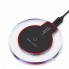 Беспроводная зарядка для телефона Fantasy K9 QI Wireless Charger Черная 5 Вт универсальное зарядное устройство для iphone самсунг xiaomi поддерживающих беспроводную зарядку (47186 I)