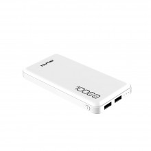 Внешний аккумулятор для телефона Power Bank AWEI P28K Mini Белый портативное зарядное устройство на 10000 мА*ч 2 USB с индикатором заряда (47172 I) Внешний аккумулятор для телефона Power Bank AWEI P28K Mini Белый портативное зарядное устройство на 10000 мА*ч 2 USB с индикатором заряда (47172 I)