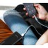 Внешний аккумулятор для телефона Power Bank AWEI P28K Mini Черный портативное зарядное устройство на 10000 мА*ч 2 USB с индикатором заряда (46967 I)