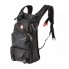 Рюкзак мужской городской Intertool BX-9022 Black дышащая спинка 2 отделения и передний карман объем 10 л лямки с фиксатором