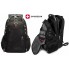 Рюкзак мужской городской Swissgear 8810 Swiss Bag Black для ноутбука 15,6" с USB выходом и к наушникам на лямке эргономическая спинка усиленная ручка + дождевик