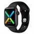 Умные мужские смарт часы SMART WATCH LD6 Чёрные фитнес браслет с шагомером и трекингом измерение пульса ответ на звонки приложение HryFine + 2 ремешка (48825)