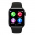 Умные мужские смарт часы SMART WATCH LD6 Чёрные фитнес браслет с шагомером и трекингом измерение пульса ответ на звонки приложение HryFine + 2 ремешка (48825)