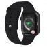 Умные мужские смарт часы SMART WATCH LD6 Чёрные фитнес браслет с шагомером и трекингом измерение пульса ответ на звонки приложение HryFine + 2 ремешка (48825)