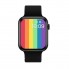 Умные мужские смарт часы SMART WATCH LD6 Чёрные фитнес браслет с шагомером и трекингом измерение пульса ответ на звонки приложение HryFine + 2 ремешка (48825)