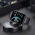 Умные мужские и женские смарт часы SMART WATCH Hoco Y3 Чёрные фитнес браслет с шагомером и трекингом измерение пульса ответ на звонки IP68 защита (49107)