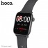 Умные мужские и женские смарт часы SMART WATCH Hoco Y3 Чёрные фитнес браслет с шагомером и трекингом измерение пульса ответ на звонки IP68 защита (49107)