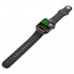 Умные мужские и женские смарт часы SMART WATCH Hoco Y5 Pro Чёрные фитнес браслет с шагомером и трекингом измерение пульса ответ на звонки IP68 защита