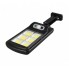Светодиодный уличный накладной светильник Solar Sensor Light BK-120-6COB настенный фасадный с креплением на солнечных батареях с датчиком движения и защитой от влаги (48784)