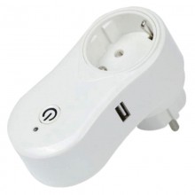 Умная смарт розетка Socket J2 управление по Wifi со смартфона для контроля за электроприборами настройка в приложении USB порт для зарядки смартфона (45926) Умная смарт розетка Socket J2 управление по Wifi со смартфона для контроля за электроприборами настройка в приложении USB порт для зарядки смартфона (45926)
