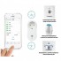 Умная смарт розетка Socket J2 управление по Wifi со смартфона для контроля за электроприборами настройка в приложении USB порт для зарядки смартфона (45926)