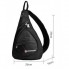 Мужская сумка через плечо Swissgear Wenger 701 Small Black однолямочный маленький рюкзак с 4 карманами на молнии и 2 сеточных кармана (46221 I)