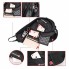 Мужская сумка через плечо Swissgear Wenger 701 Small Black однолямочный маленький рюкзак с 4 карманами на молнии и 2 сеточных кармана (46221 I)