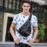Мужская сумка через плечо Swissgear Wenger 701 Small Black однолямочный маленький рюкзак с 4 карманами на молнии и 2 сеточных кармана (46221 I)
