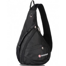 Мужская сумка через плечо Swissgear Wenger 701 Small Black однолямочный маленький рюкзак с 4 карманами на молнии и 2 сеточных кармана (46221 I) Мужская сумка через плечо Swissgear Wenger 701 Small Black однолямочный маленький рюкзак с 4 карманами на молнии и 2 сеточных кармана (46221 I)