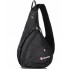 Мужская сумка через плечо Swissgear Wenger 701 Small Black однолямочный маленький рюкзак с 4 карманами на молнии и 2 сеточных кармана (46221 I)