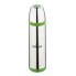 Термос металлический питьевой Bohmann BH-4491-green с колбой из нержавеющей стали и узким горлом для чая кофе и других напитков на 0,8 литра