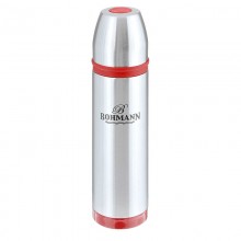 Термос металлический питьевой Bohmann BH-4491-red с колбой из нержавеющей стали и узким горлом для чая кофе и других напитков на 0,8 литра Термос металлический питьевой Bohmann BH-4491-red с колбой из нержавеющей стали и узким горлом для чая кофе и других напитков на 0,8 литра