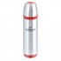 Термос металлический питьевой Bohmann BH-4491-red с колбой из нержавеющей стали и узким горлом для чая кофе и других напитков на 0,8 литра