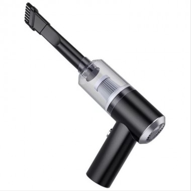 Автомобильный портативный беспроводной пылесос 2 in 1 Vacuum Cleaner USB ручной аккумуляторный на 120 Вт фильтр и 2 насадки